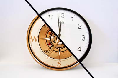 clock-compass